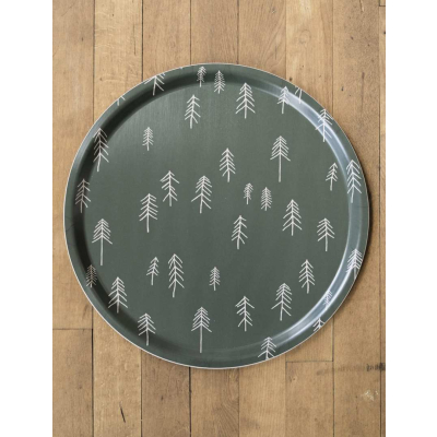 Podnos Gran Green okrúhly 38 cm                    