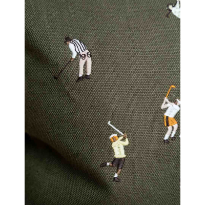                            Vyšívaná obliečka na vankúš Golfers 50x50 cm                        