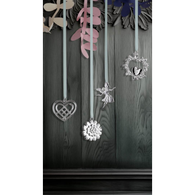                             Vianočná ozdoba Wild Heart Silver 8 cm                        