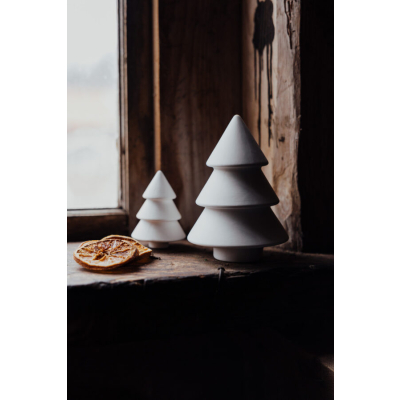                             Dekorácia stromček Granshult White 8 cm                        