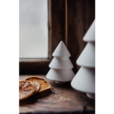                             Dekorácia stromček Granshult White 8 cm                        