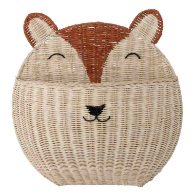 Ratanový nástenný úložný box Gerti 47x44 cm                    