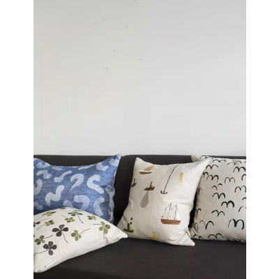                             Vyšívaná obliečka na vankúš Sail With Me 50x50 cm                        