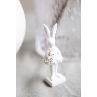 Veľkonočná dekorácia zajačik Innes White 12 cm                    