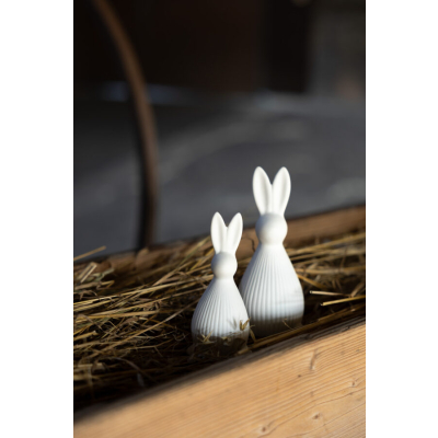                             Veľkonočná dekorácia zajačik Selma White 12 cm                        