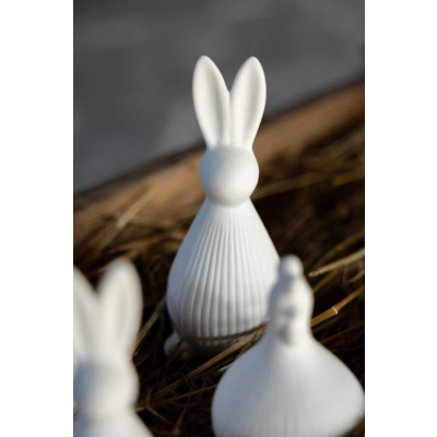                             Veľkonočná dekorácia zajačik Selma White 16 cm                        