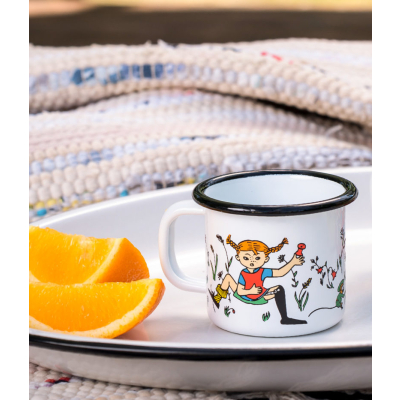                             Smaltovaný plecháčik Pippi &amp; Mr Nilsson 1,5 dl                        