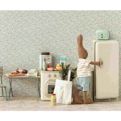                             Retro kovová chladnička pre myšky Maileg Off White                        