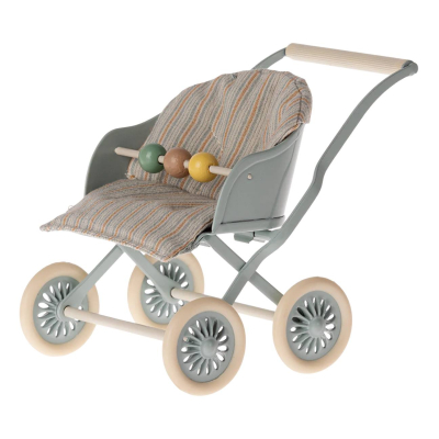                             Kočiarik pre myšky Maileg Baby Blue                        