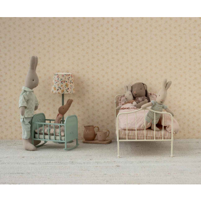                             Kolíska pre myší bábätko Maileg Blue Mint                        