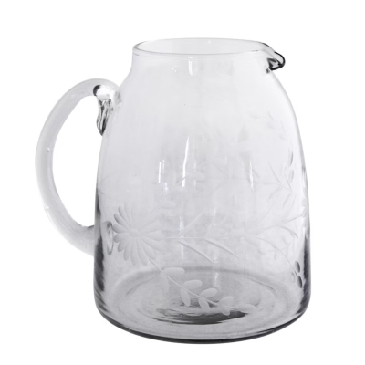                             Sklenený džbán Etched Floral 1,8 l                        