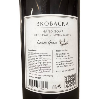                             Tekuté mydlo na ruky Brobacka Lemon Grass 500 ml                        