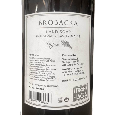                             Tekuté mydlo na ruky Brobacka Thyme 500 ml                        