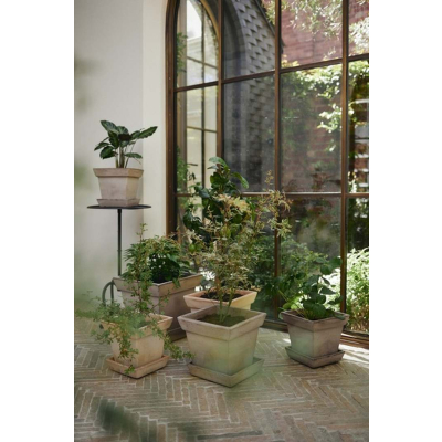                             Kvetináč s podmiskou Gaia Square Rosa 30 cm                        