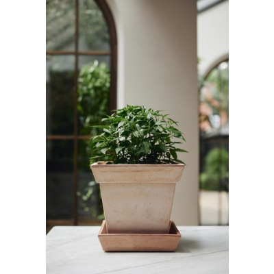                             Kvetináč s podmiskou Gaia Square Rosa 30 cm                        