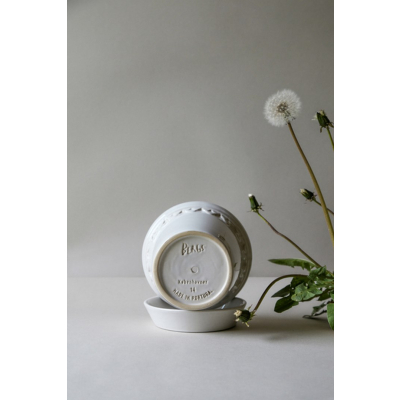                             Kvetináč Kobenhavner glazovaný White 14 cm                        
