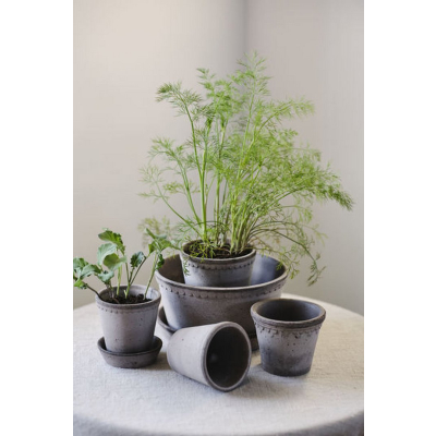                             Set 3 ks kvetináčov Kobenhavner Raw Grey 10 cm                        