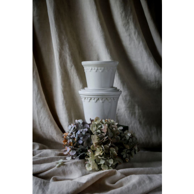                             Kvetináč Kobenhavner glazovaný White 25 cm                        