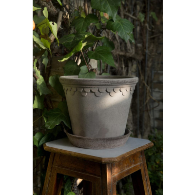                             Kvetináč Kobenhavner s podmiskou Raw Grey 25 cm                        