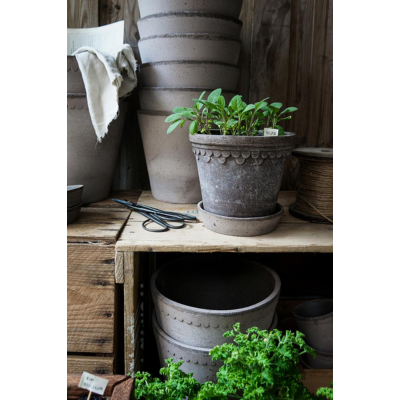                             Kvetináč Kobenhavner s podmiskou Raw Grey 25 cm                        