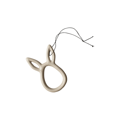 Závesná veľkonočná dekorácia Rabbit Vanilla 8 cm                    