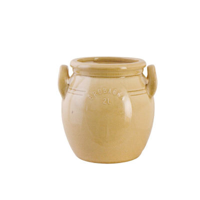 Kameninový kvetináč Brobacka Yellow High 17x17 cm                    