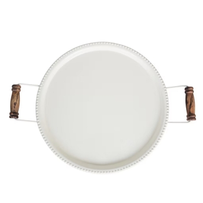                             Servírovací podnos Tore Off-white 37 cm                        