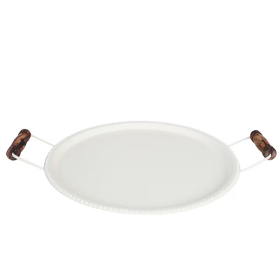 Servírovací podnos Tore Off-white 37 cm                    