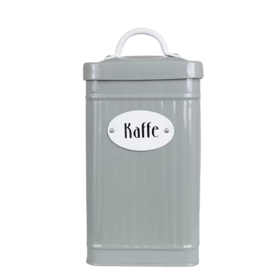 Plechová dóza na kávu Kaffe Green                    