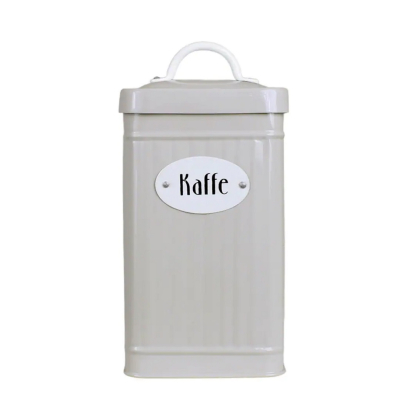Plechová dóza na kávu Kaffe Beige                    