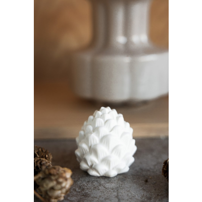 Keramická dekorácia šiška Berghamn White 6 cm                    