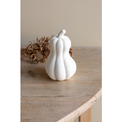 Jesenná dekorácia tekvice Hovsvik White 13 cm                    