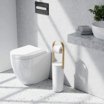                             Stojan na toaletný papier Bellwood White Natural                        