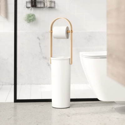                             Stojan na toaletný papier Bellwood White Natural                        