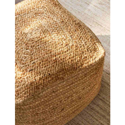                             Puf z juty Boho Square Natural 50 cm                        