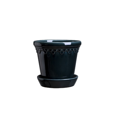 Kvetináč Kobenhavner glazovaný Petrol Blue 14 cm                    