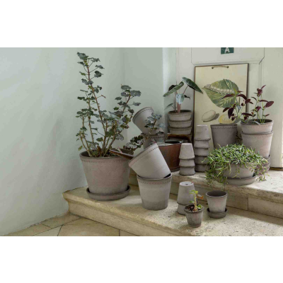                             Kvetináč Helena s podmiskou Raw Grey 30 cm                        
