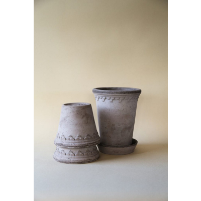                             Kvetináč Kobenhavner s podmiskou Grey Tall 14 cm                        