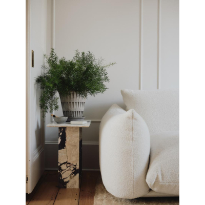                             Kvetináč Pantheon s podmiskou Raw Grey 16 cm                        