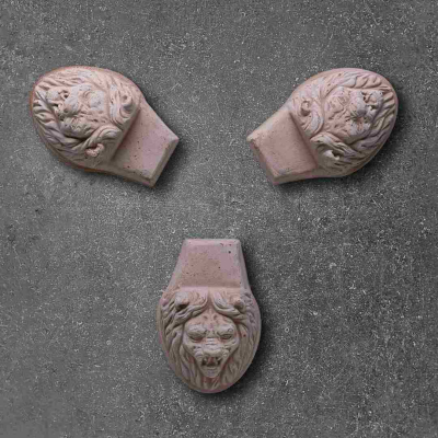                             Nôžky pod kvetináč Lion Head Rosa - set 3 ks                        