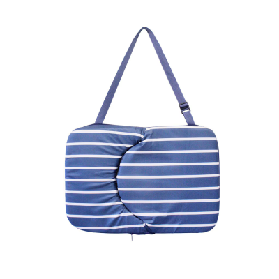                            Skladacia festivalová stolička August Stripe Blue                        