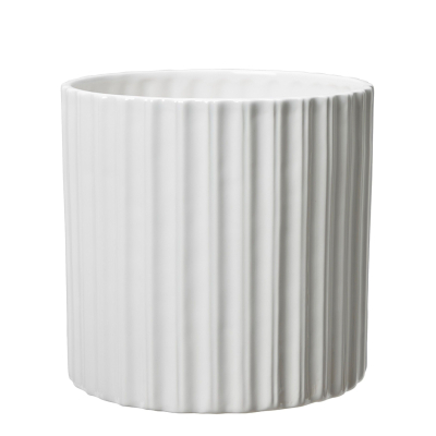 Kvetináč z dolomitu Simone White 18 cm                    