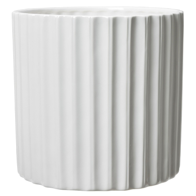 Kvetináč z dolomitu Simone White 21 cm                    