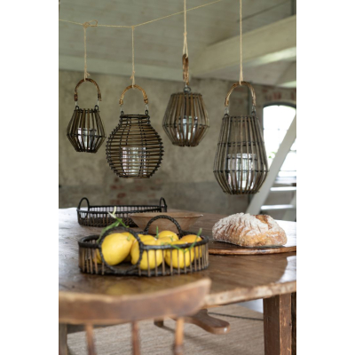                             Ratanový lampáš Kia 40 cm                        