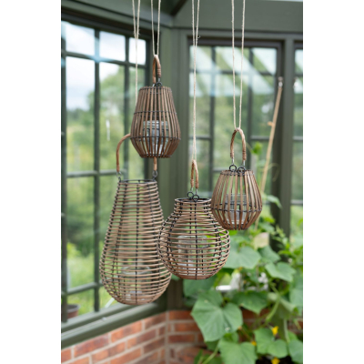                             Ratanový lampáš Kia 40 cm                        