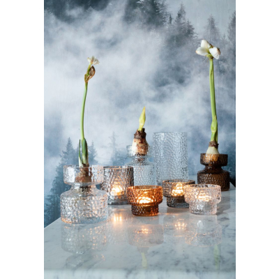                             Sklenený svietnik Dotti Clear 8 cm                        