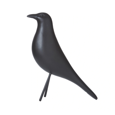 Dekoratívny vtáčik Bird Black 16 cm                    