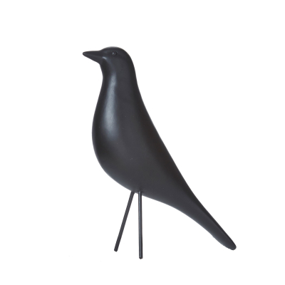 Dekoratívny vtáčik Bird Black 22 cm                    