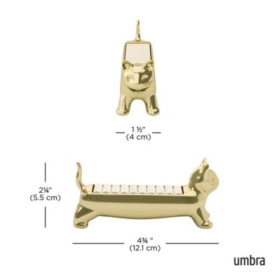                             Šperkovnica na prstienky Ali Cat Brass                        