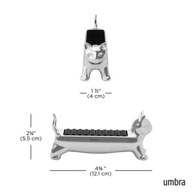                             Šperkovnica na prstienky Ali Cat Chrome                        